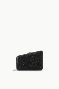 CARMELLA BEADED CLUTCH  BLACK STARFISH