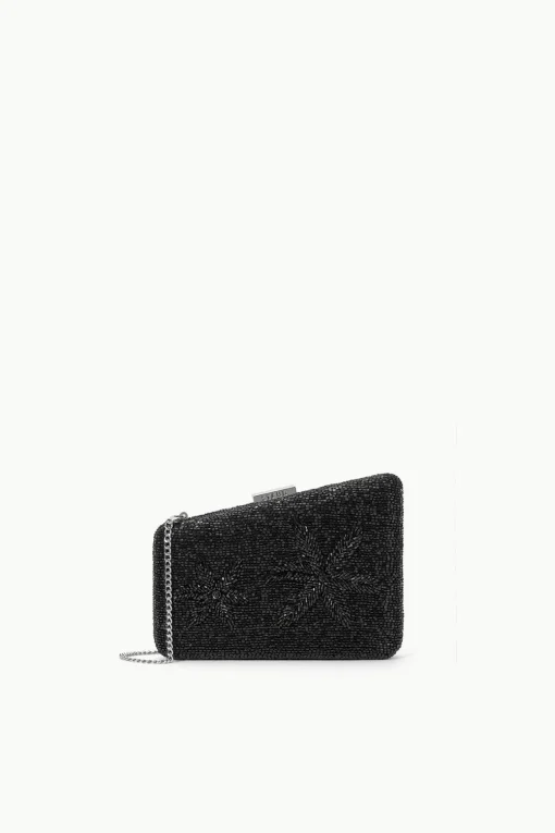 CARMELLA BEADED CLUTCH  BLACK STARFISH