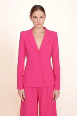 CARSON BLAZER  MAGENTA