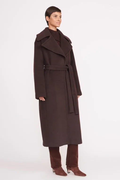 CARVER COAT  DARK CHOCOLATE