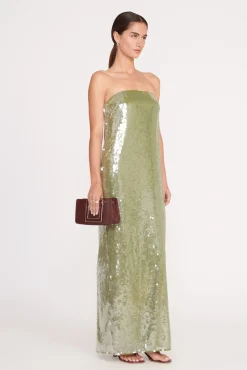 CASEY DRESS  GARDEN MOSS