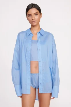 CHAMOMILE SHIRT  AZURE