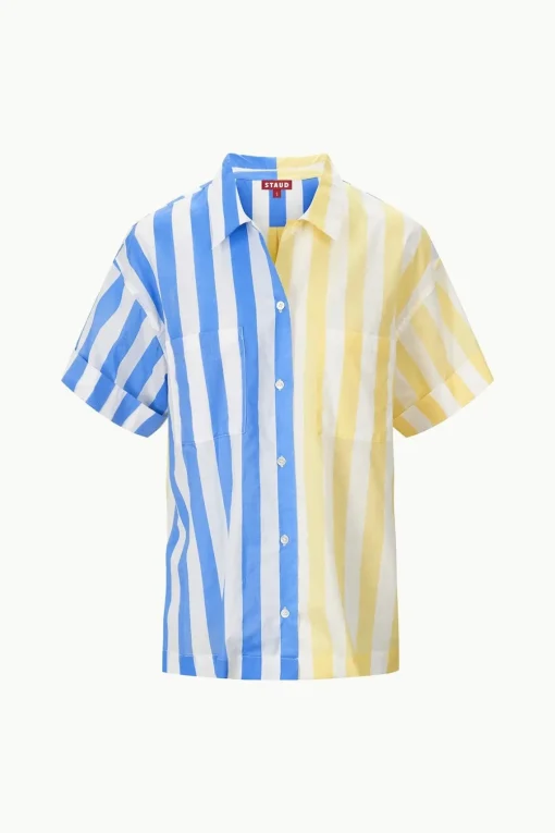 CHANNING TOP  BUTTERCUP SEASHORE STRIPE