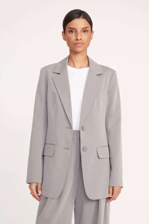 CITY BLAZER  HEATHER GREY