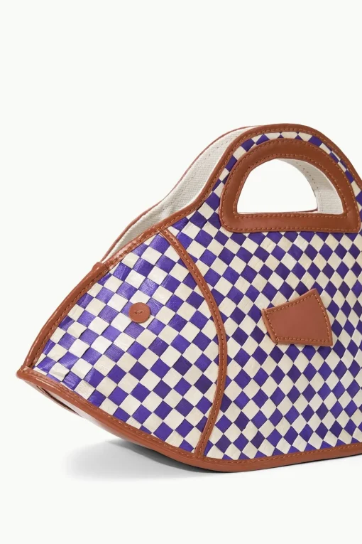 CLEO FISH BASKET BAG  COCONUT CHECK