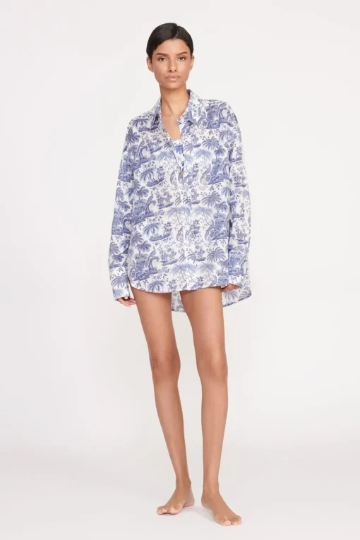 COLTON SHIRT  BLUE TOILE