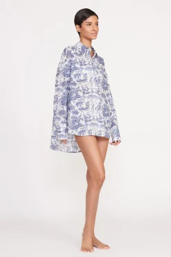 COLTON SHIRT  BLUE TOILE