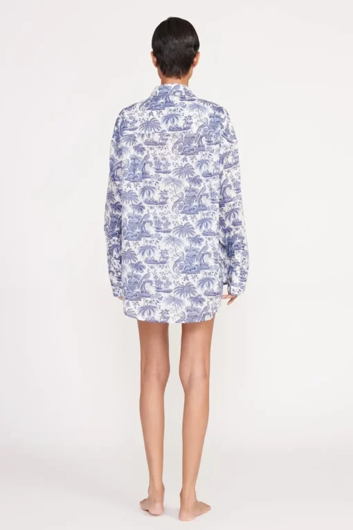 COLTON SHIRT  BLUE TOILE