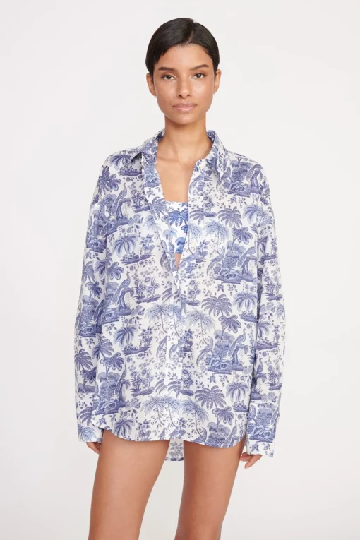 COLTON SHIRT  BLUE TOILE