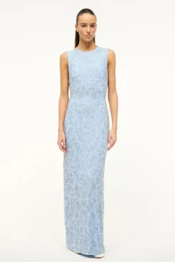 COMO DRESS  PERIWINKLE