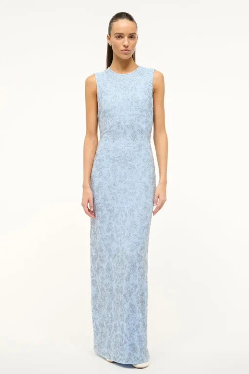 COMO DRESS  PERIWINKLE