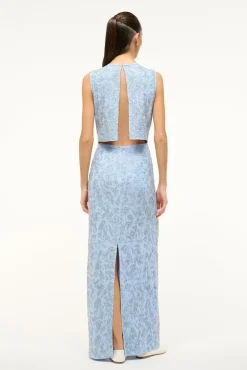 COMO DRESS  PERIWINKLE
