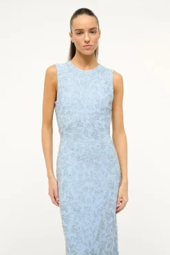 COMO DRESS  PERIWINKLE
