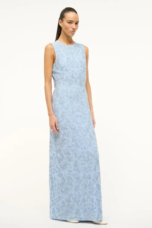 COMO DRESS  PERIWINKLE