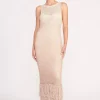 CONSTANZA DRESS  BEIGE MULTI