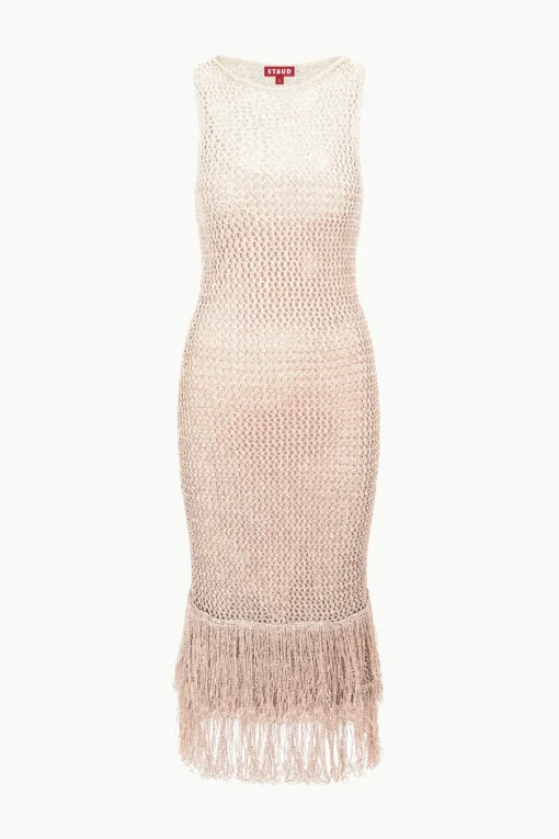 CONSTANZA DRESS  BEIGE MULTI