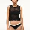 CORRICELLA COVERUP TOP  BLACK