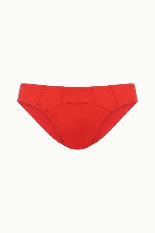 CORSAGE BIKINI BOTTOM  RED ROSE