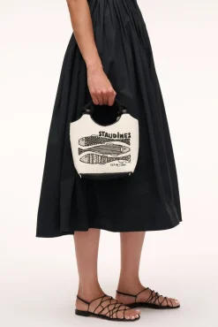 COTE BEADED BAG  STAUDINES CREAM