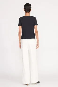 CREW NECK T SHIRT  BLACK