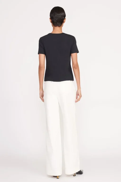 CREW NECK T SHIRT  BLACK