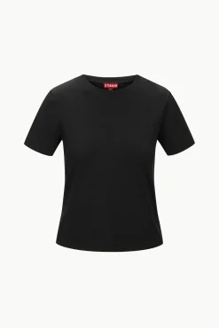 CREW NECK T SHIRT  BLACK
