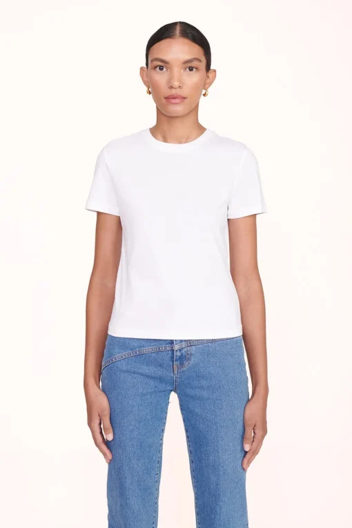 CREW NECK T SHIRT  WHITE