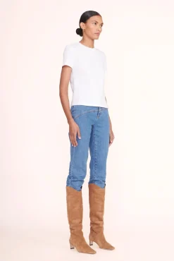 CREW NECK T SHIRT  WHITE
