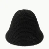 CROCHET HAT  BLACK