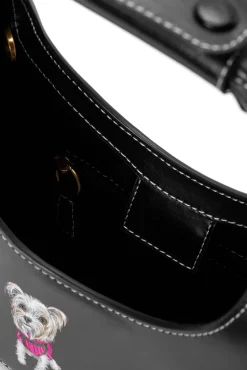 CUSTOM MINI MOON BAG  BLACK