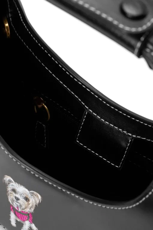 CUSTOM MINI MOON BAG  BLACK