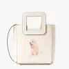 CUSTOM MINI SHIRLEY LEATHER BAG  CREAM