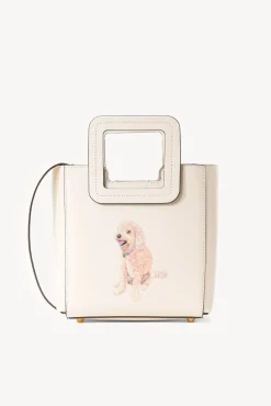 CUSTOM MINI SHIRLEY LEATHER BAG  CREAM