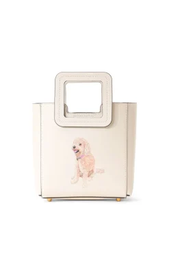 CUSTOM MINI SHIRLEY LEATHER BAG  CREAM