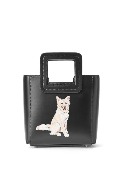 CUSTOM MINI SHIRLEY LEATHER BAG  BLACK