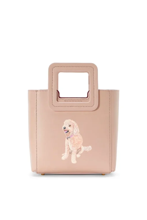 CUSTOM MINI SHIRLEY LEATHER BAG  BLUSH
