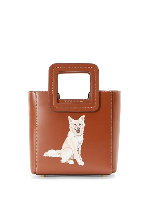 CUSTOM MINI SHIRLEY LEATHER BAG  TAN