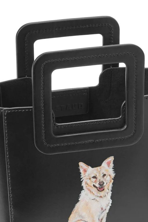 CUSTOM MINI SHIRLEY LEATHER BAG  BLACK