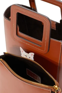 CUSTOM MINI SHIRLEY LEATHER BAG  TAN