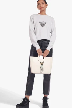 CUSTOM SHIRLEY LEATHER BAG  CREAM