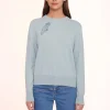 CUSTOM STAUD x C.BONZ CASHMERE SWEATER  LIGHT BLUE