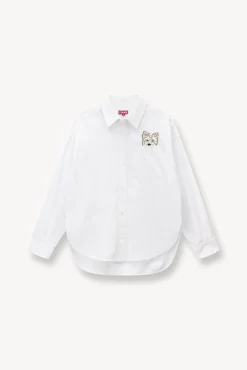 CUSTOM STAUD x C.BONZ CLASSIC OVERSIZED SHIRT  WHITE