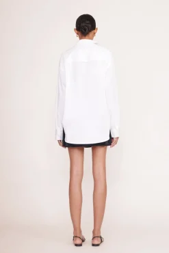 CUSTOM STAUD x C.BONZ CLASSIC OVERSIZED SHIRT  WHITE