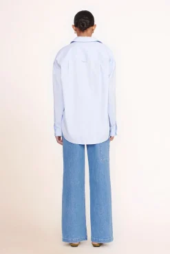 CUSTOM STAUD x C.BONZ CLASSIC OVERSIZED SHIRT  OXFORD BLUE