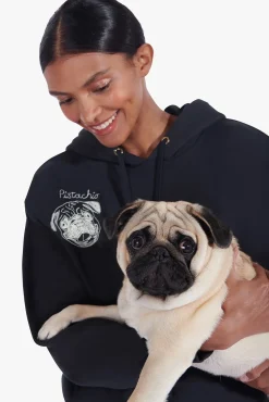 CUSTOM STAUD x C.BONZ HOODED SWEATSHIRT  BLACK