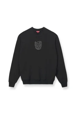CUSTOM STAUD x C.BONZ OVERSIZED SWEATSHIRT  BLACK