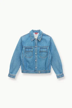 CUSTOM STAUD x C.BONZ OVERSIZED RYAN DENIM JACKET  MEDIUM WASH
