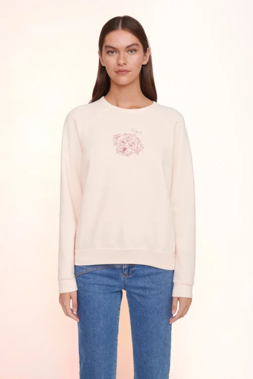 CUSTOM STAUD x C.BONZ SWEATSHIRT  PINK
