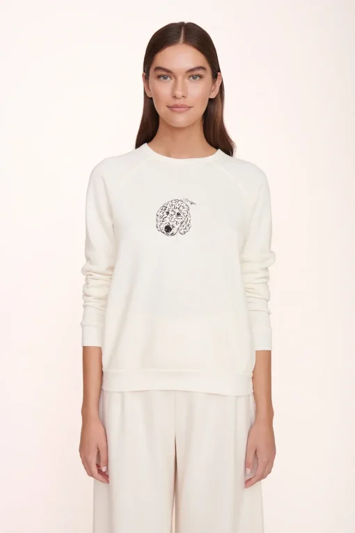CUSTOM STAUD x C.BONZ SWEATSHIRT  CREAM