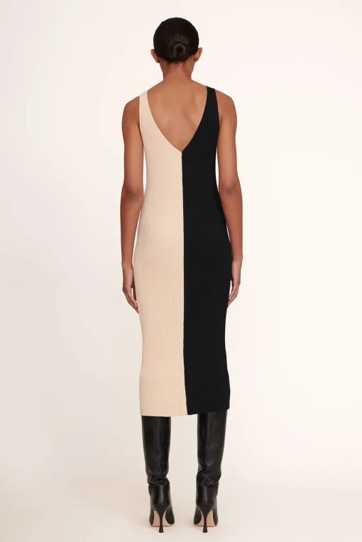 DANA DRESS  BUFF BLACK